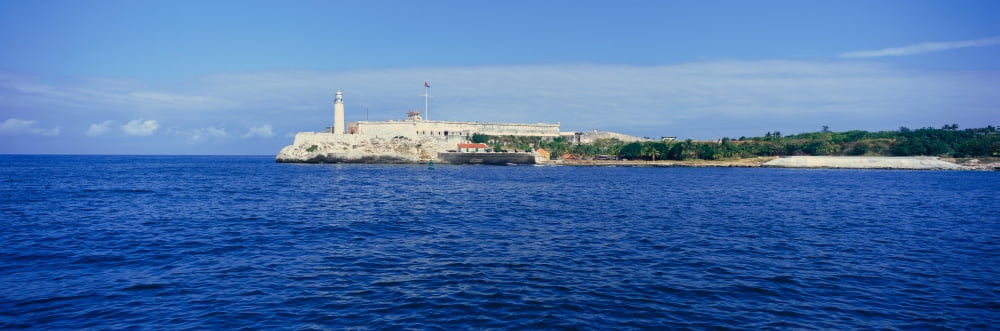 A panoramic view of Castillo del Morro El Morro Fort Cuba Canvas Art - Panoramic Images (27 x 9)
