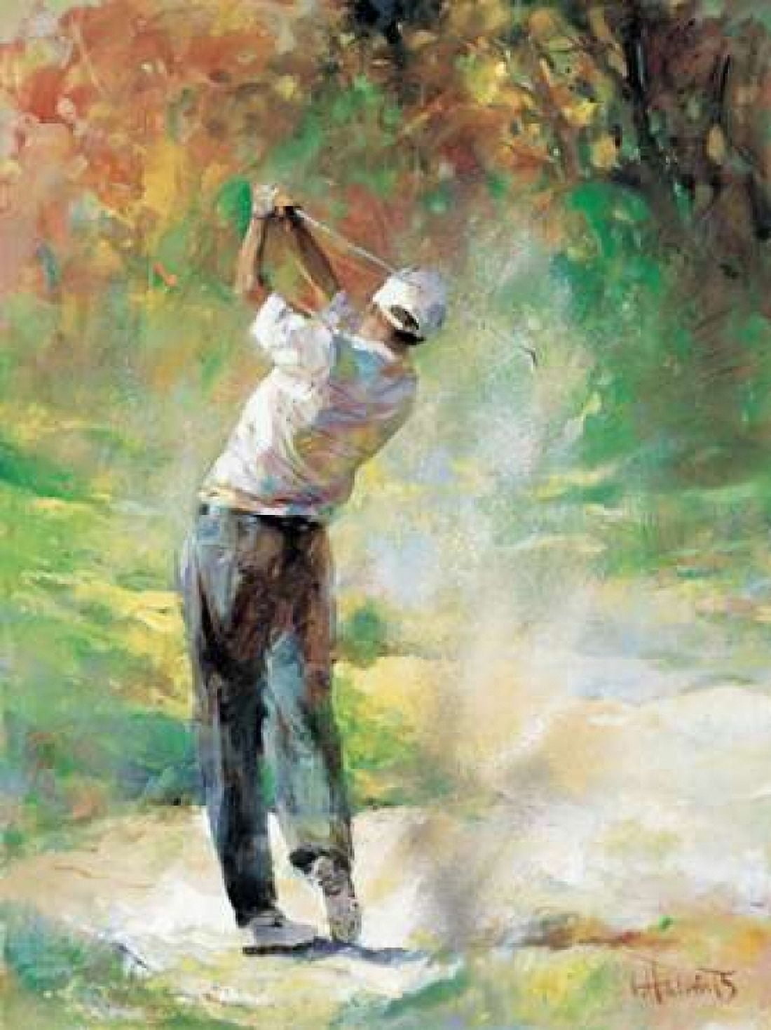 A perfect day Canvas Art - Willem Haenraets (18 x 24)