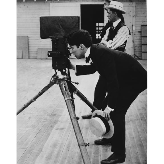 A photographer taking a photograph Photo Print (8 x 10)