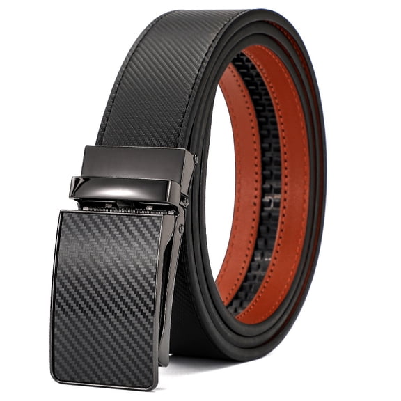 A popular belt in Europe and America for men. It is made of genuine cowhide leather and is a business-style automatic buckle waistband