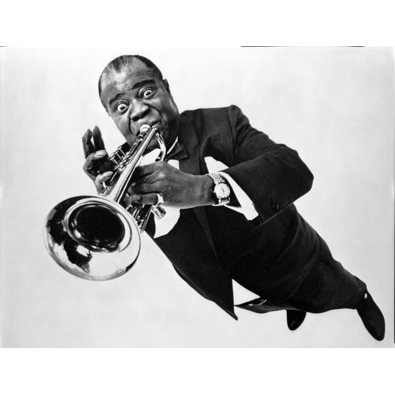 A portrait of Louis Armstrong Photo Print (8 x 10)