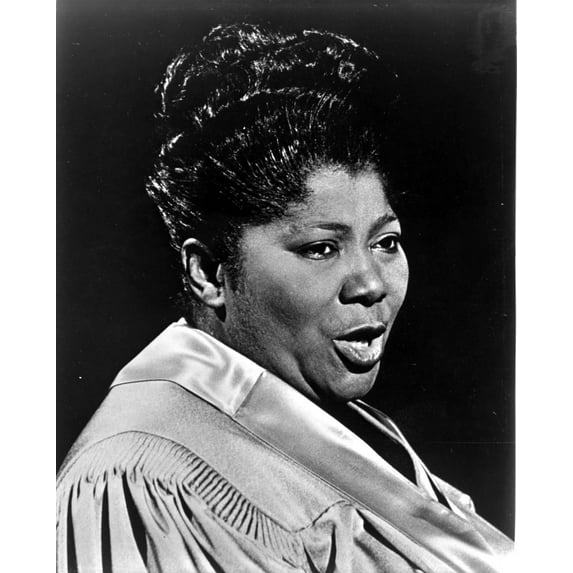 A portrait of Mahalia Jackson Photo Print (24 x 30)
