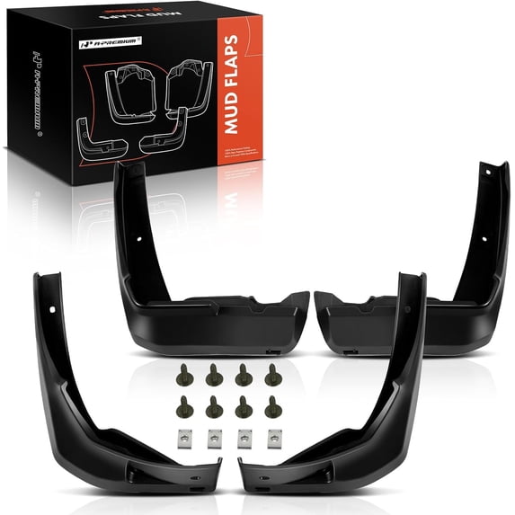 a-premium splash guards mud flaps mudflaps for acura rdx 2013-2015 front and rear 4-pc set