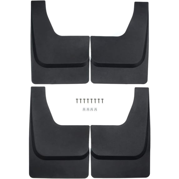 a-premium splash guards mud flaps mudflaps for ford f-150 2010-2014 svt raptor only front and rear 4-pc set