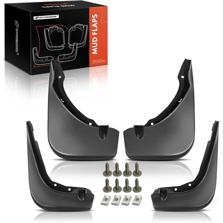 A-premium Splash Guards Mud Flaps Mudflaps for Mercedes-Benz C180 C200 C300 2015-2016 Front and Rear 4-PC Set