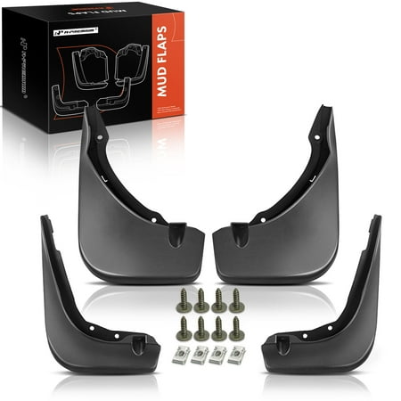 A-premium Splash Guards Mud Flaps Mudflaps for Mercedes-Benz C180 C200 C300 2015-2016 Front and Rear 4-PC Set