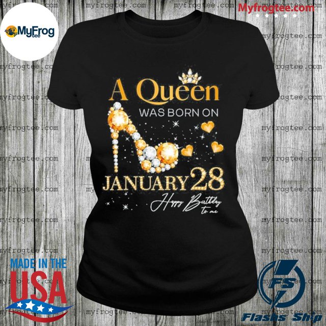 A queen was born on january 28 28th january birthday Men TShirt Women