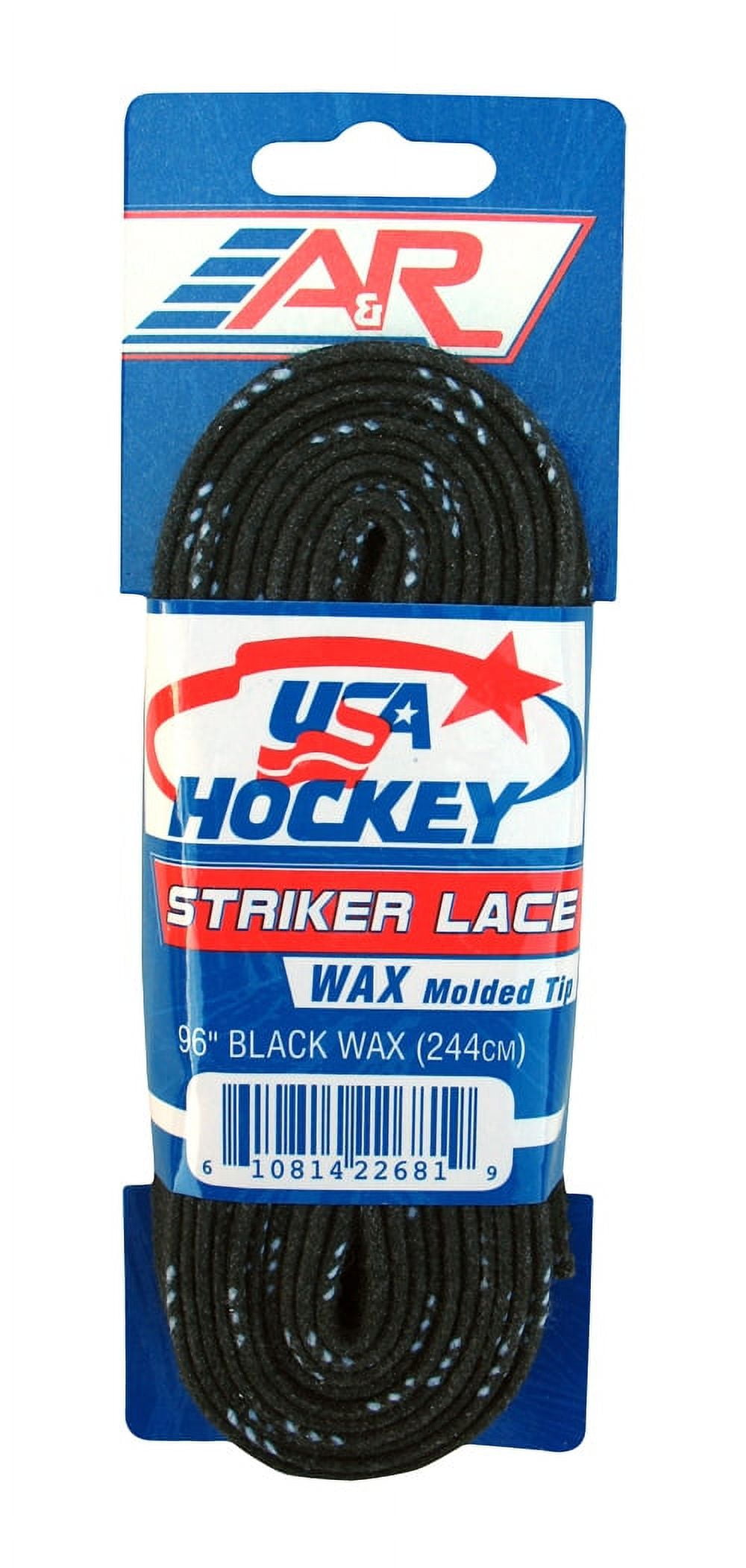 A&r Striker Ice Hockey Waxed Skate Laces Pro Style Heavy Duty Lace