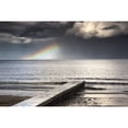 thumbnail image 1 of A rainbow shining in the storm clouds;Blyth northumberland england Poster Print, 1 of 2