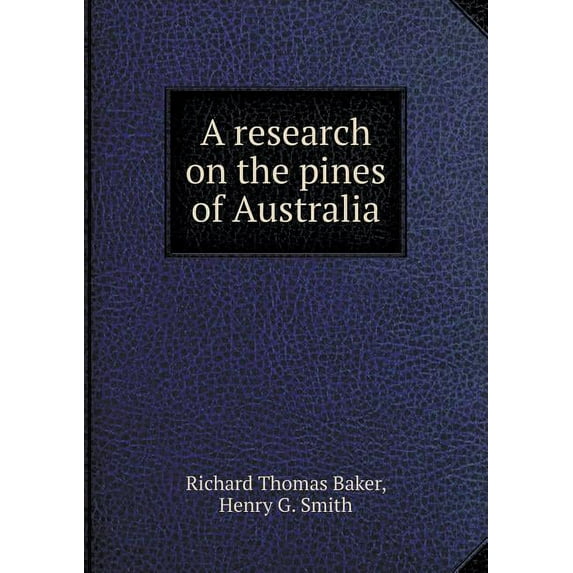 A research on the pines of Australia (Paperback)