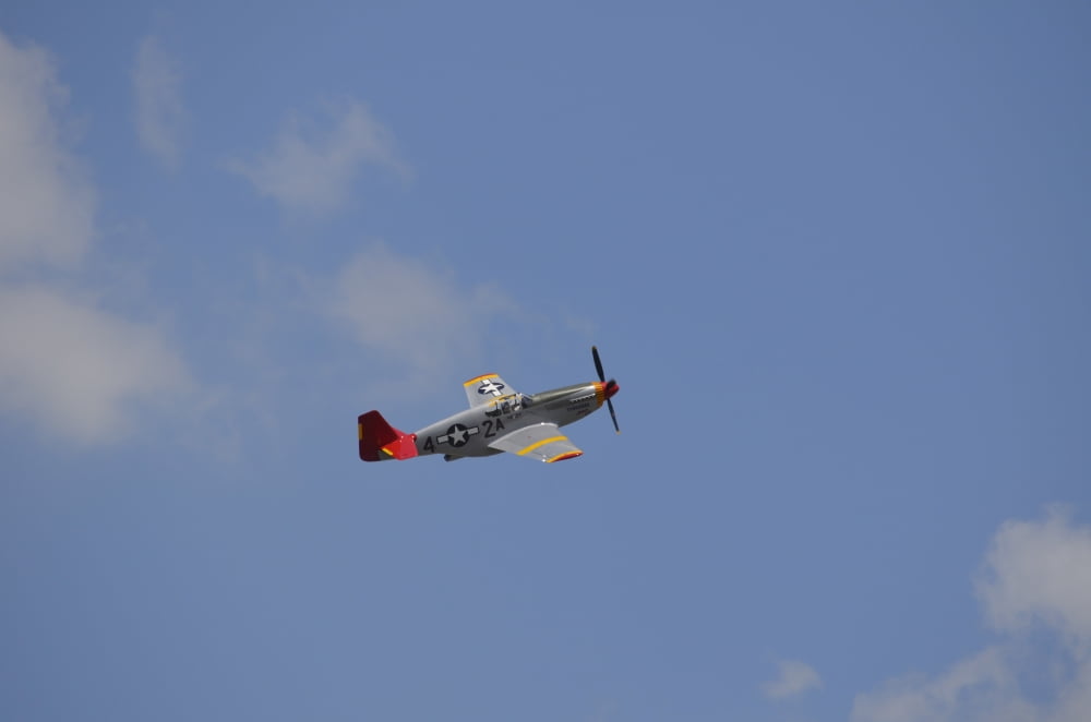 A P-51 Mustang associated with the Tuskegee Airmen Canvas Art - Stocktrek Images (35 x 23)