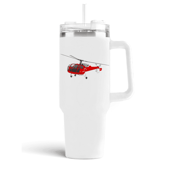 Aeromugs Alouette III 40 oz White Ceramic Mugs