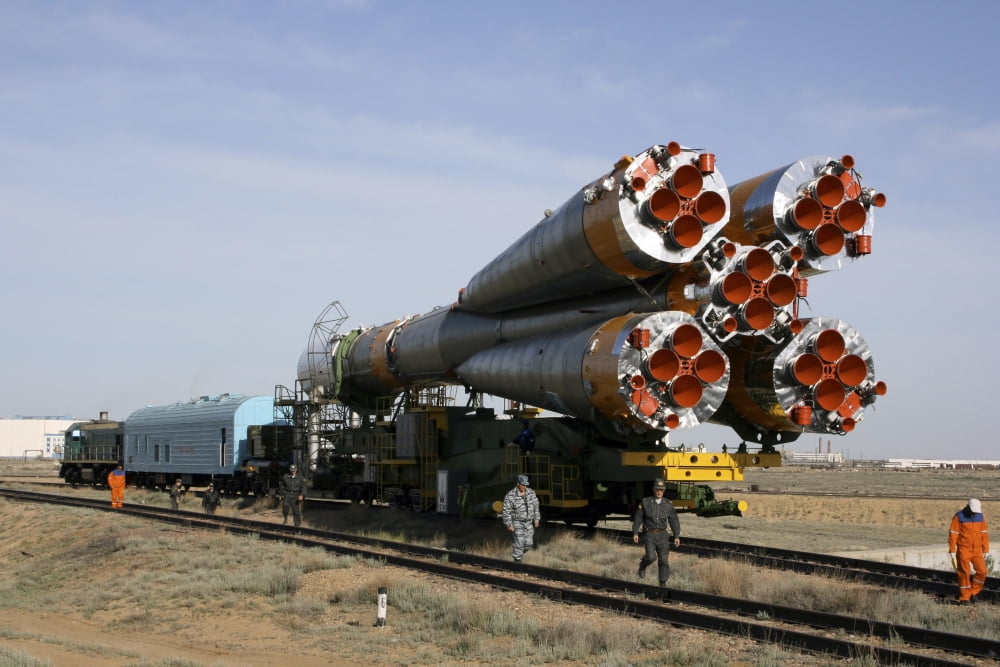 A scene from the Progress 25 rollout Canvas Art - Stocktrek Images (35 x 23)