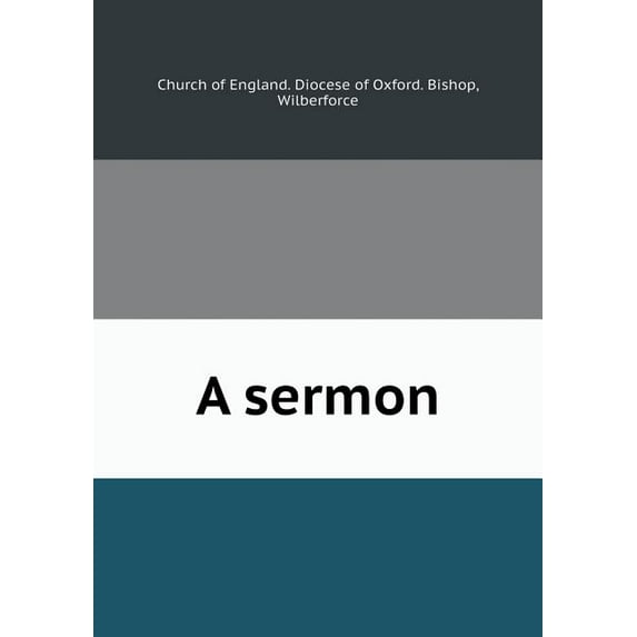 A sermon (Paperback)