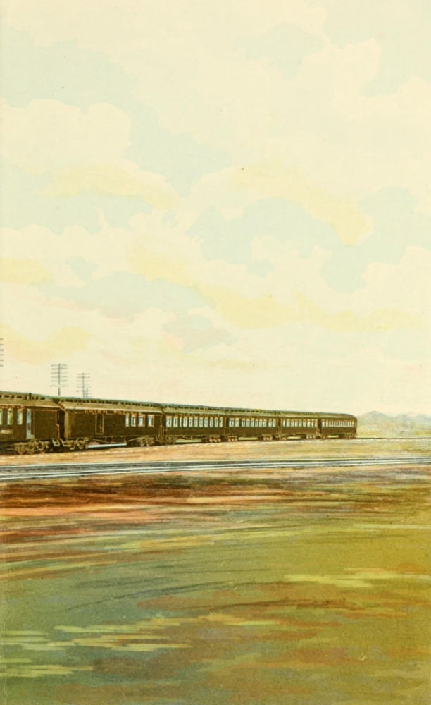 A souvenir of the Overland limited train 1897 Exterior View 2 Canvas Art - Unknown (18 x 24)