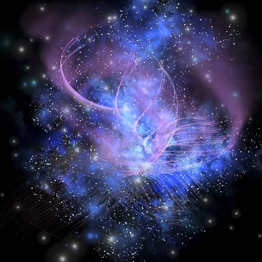 A spacial phenomenon in the cosmos Canvas Art - Corey FordStocktrek Images (28 x 28)