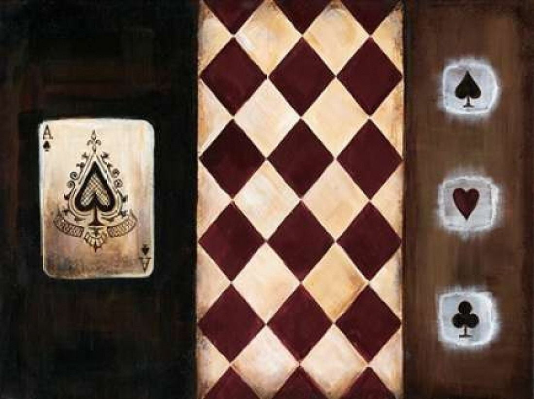 A-spades II Canvas Art - Wendy Fields (18 x 24)