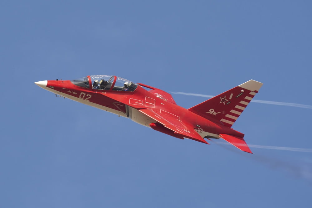 A special painted Yak-130 performing at an airshow Canvas Art - Daniele FaccioliStocktrek Images (17 x 12)