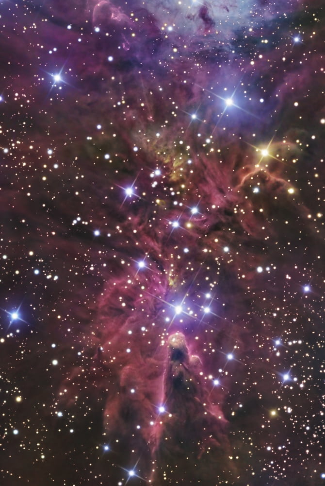 A stellar nursery located towards the constellation of Monoceros Canvas Art - R Jay GaBanyStocktrek Images (12 x 17)