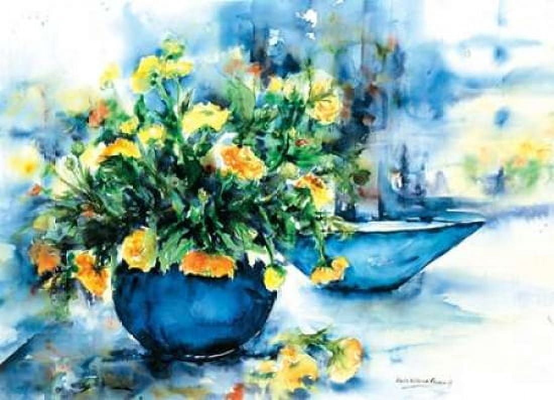A stillife in Spring Canvas Art - Klaske Kalsbeek-Vlasma (18 x 24)