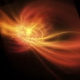 thumbnail image 1 of A supernova explosion causes a bright gamma ray burst Poster Print, 1 of 2