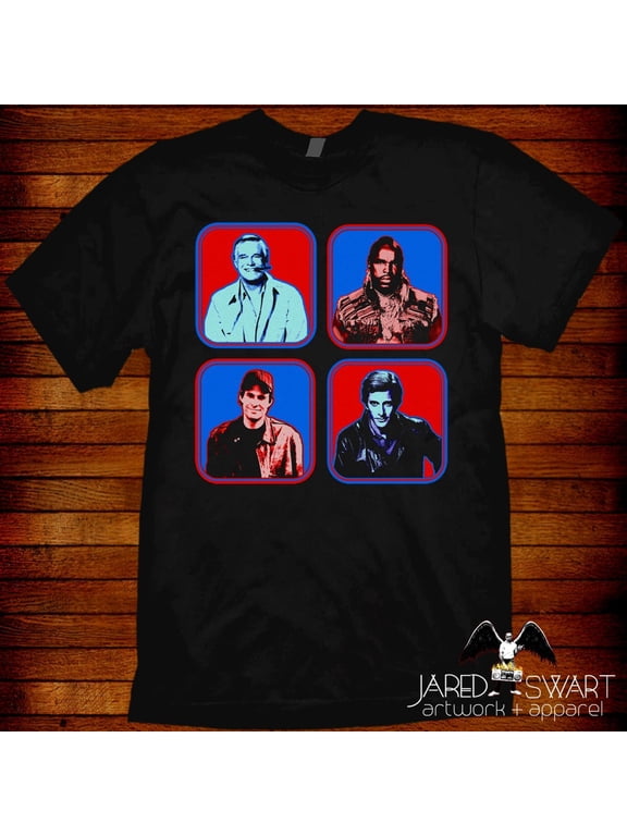 A-team T-shirt 80s Retro Pop-Art Mr.T 80s tv