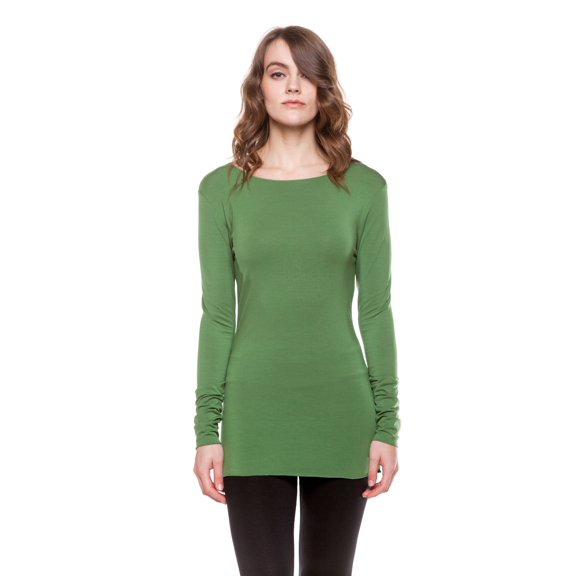 A to Z Modal Long Sleeve Crew Neck Top