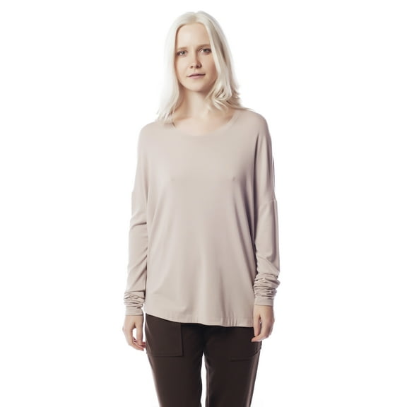A to Z Modal Long Sleeve Draped Top