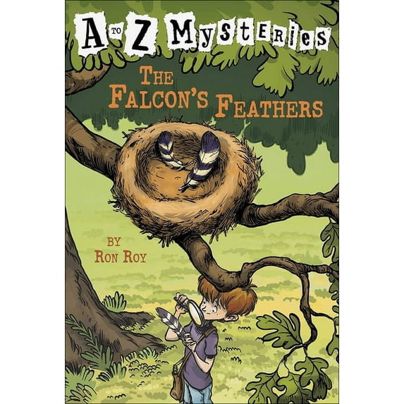 A to Z Mysteries The Falcon's Feathers, Book 06, (Hardcover)
