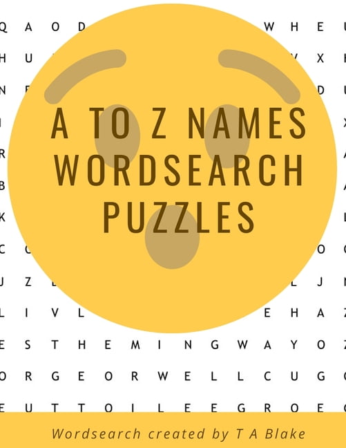 A to Z Names Wordsearch Puzzles, (Paperback)