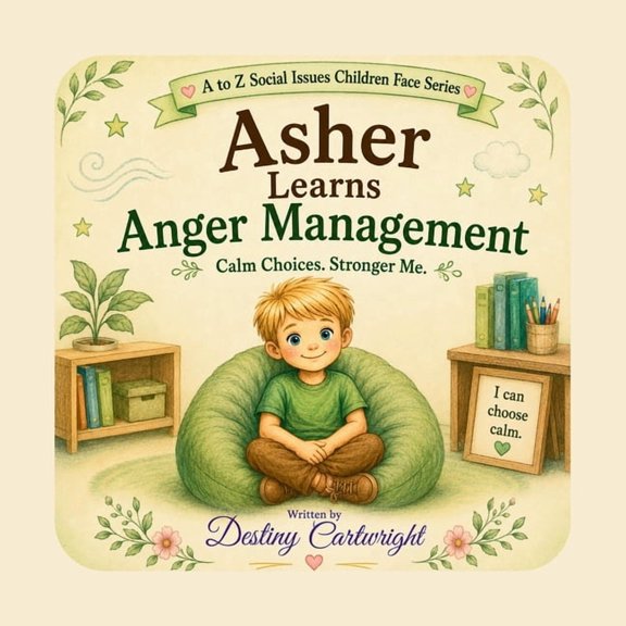 A to Z Social Issues Children Face Asher Learns Anger Management: Calm Choices. Stronger Me., (Paperback)