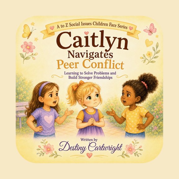 A to Z Social Issues Children Face Caitlyn Navigates Peer Conflict: Learning to Solve Problems and Build Stronger Friendships., (Paperback)