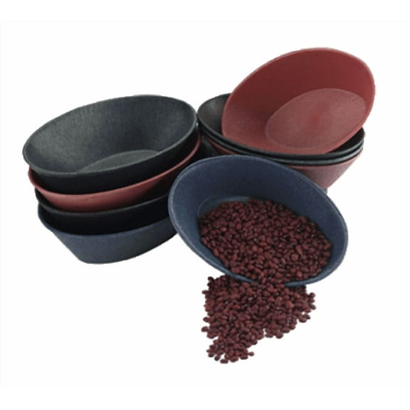 A-to-Z Supply 289-HS-HS1011-PK Small Oval Serving Basket, 9" x 5-1/2" x 2", Microwaveable and Dishwasher Safe, Polyethylene, Paprika Style, Ideal for Restaurants and Appetizers, Pack of 24