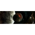 thumbnail image 1 of A victim of gravity. After millions of years, the moon could not resist any longer Poster Print (23 x 8), 1 of 1