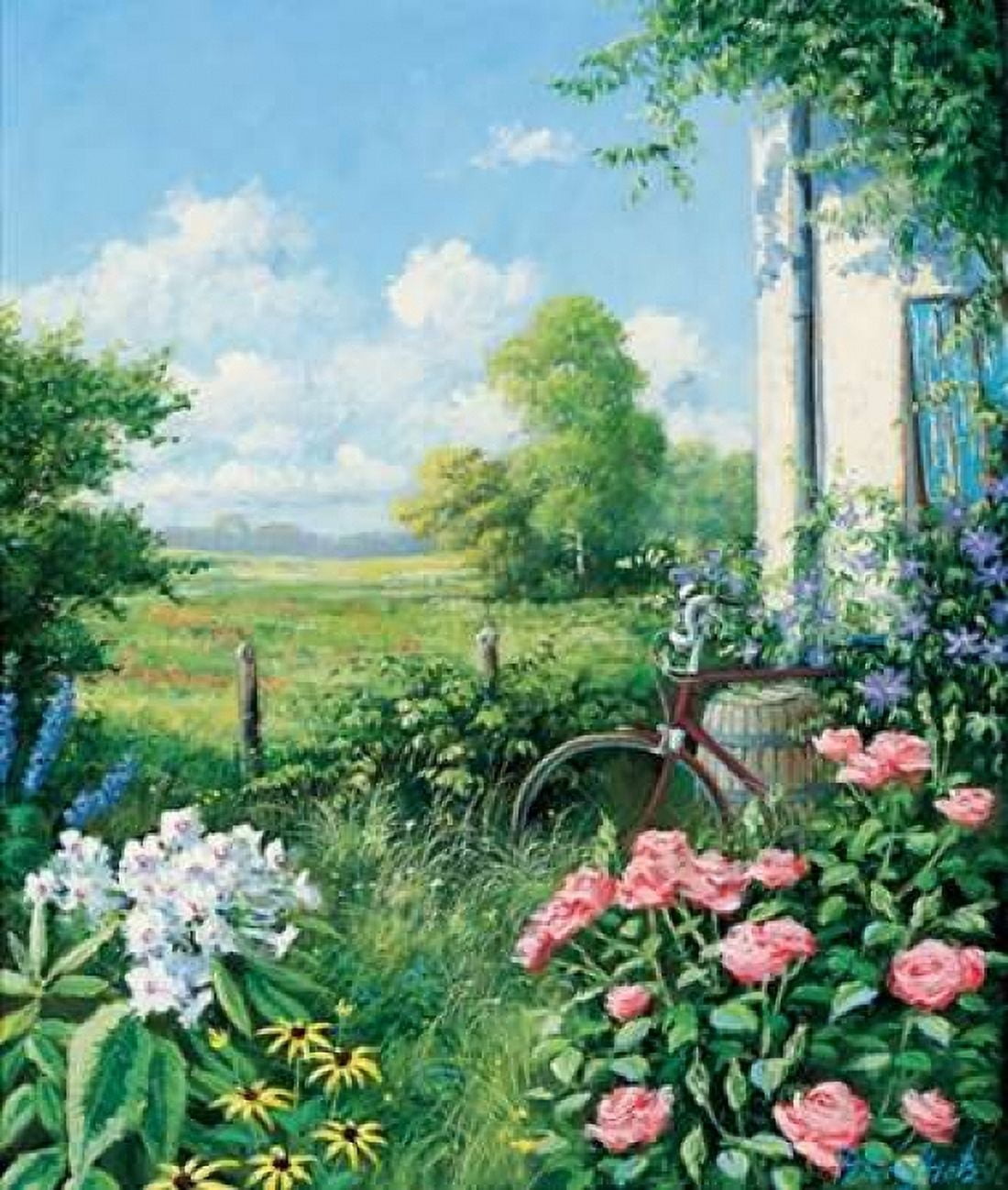 A view to infinity Canvas Art - Peter Motz (24 x 24)