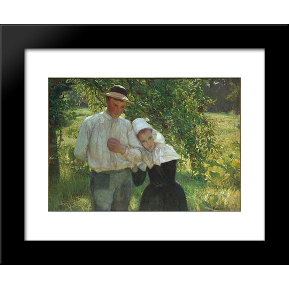 A walk in the garden 20x24 Framed Art Print by Max Kurzweil