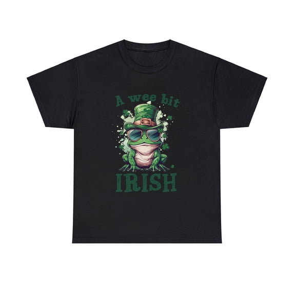 A wee Bit Irish Frog Shirt, Happy St. patrick's Day Shirt ID-0222-MWEO