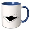 thumbnail image 1 of A woman dipped in a gadget 15oz Two-Tone Blue Mug mug-303561-11, 1 of 3