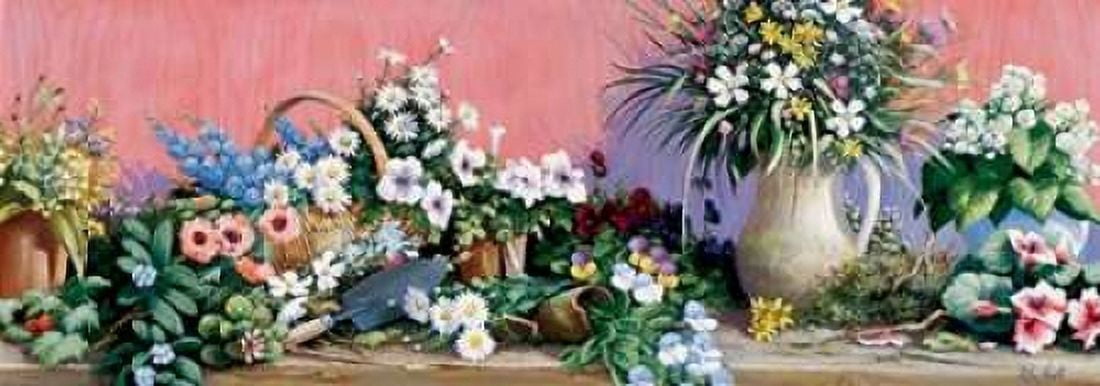 A world of flowers Canvas Art - Peter Motz (10 x 20)