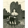 thumbnail image 1 of A young girl sat alone reading From Illustrierte Sittengeschichte vom Mittelalter bis zur Gegenwart by Eduard Fuchs pu 1, 1 of 2