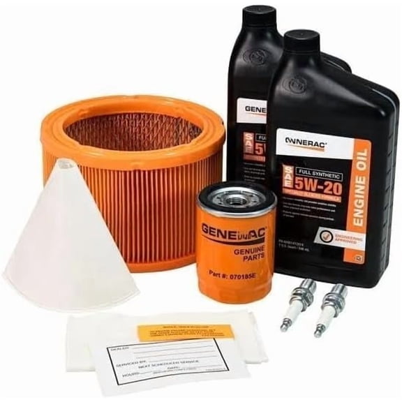 A0002075524 Maintenance Kit with Proprietary 5W-20 Synthetic Oil for 20k Replacement for Generac OEM$$Tools