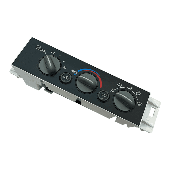A/C Heater Control Panel w/o Rear Window Defogger | Fit for Cadillac Escalade, Chevy GMC C1500 C2500 C3500 C3500 K1500 K2500 K3500 Suburban Silverado 1500 Tahoe Yukon | OE#: 9378815, 15-72548, 599-00