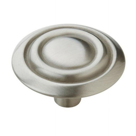 A00875 G10 Amerock Pull Backplte 3 in. Traditional Classics, Satin Nickel