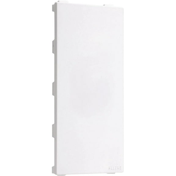 A00W Allure Nonmetallic Wallplate with Blank Insert, White