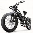 thumbnail image 1 of A03 1500W Peak Ebike for Adults | 20" Fat Tire, Front Suspension 624Wh 13Ah Battery, 90 Miles, 28mph | UL2849 Certified, 1 of 12