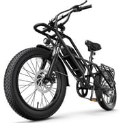 Baicycle A03 Peak 1200W Electric Bike, 20" Fat Tire All-Terrain Bikes, 48V 13Ah 28mph Ebike for Adults Full Suspension UL2849
