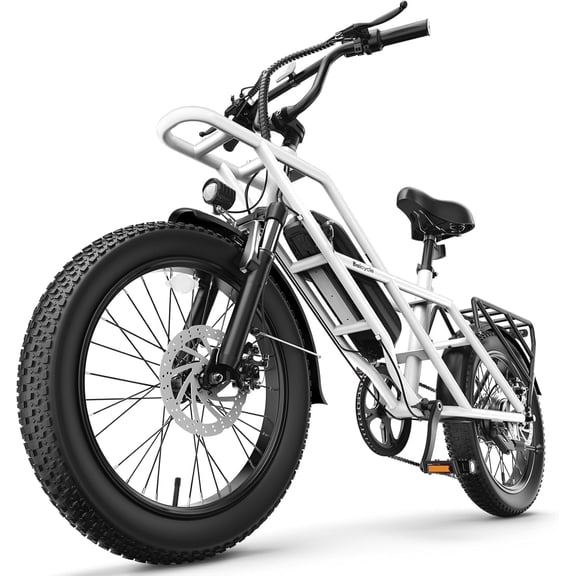 Baicycle A03 Peak 1200W Electric Bike, 20" Fat Tire All-Terrain Bikes, 48V 13Ah 28mph Ebike for Adults Full Suspension UL2849