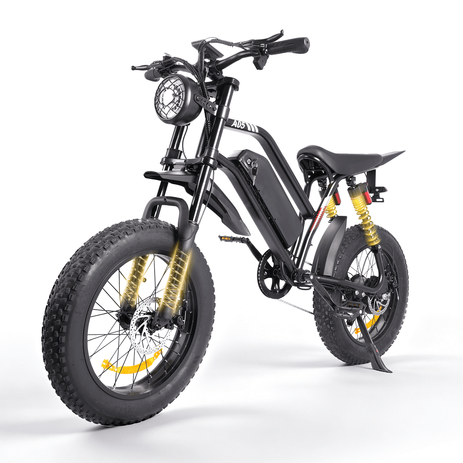 Electric Bike for Adults,750W Motor,28MPH Electric Bicycle, 48V 15Ah Removable Battery Up to 80 Miles, 20" Fat Tire E-Bike with 7-Speed, NFC Smart Display & UL2849