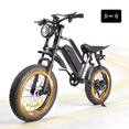thumbnail image 1 of Electric Bike for Adults,750W Motor,28MPH Electric Bicycle, 48V 15Ah Removable Battery Up to 80 Miles, 20" Fat Tire E-Bike with 7-Speed, NFC Smart Display & UL2849, 1 of 14