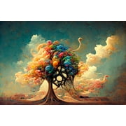 A050 Tree Of Life Poster Print - Ray Heere (36 x 24)
